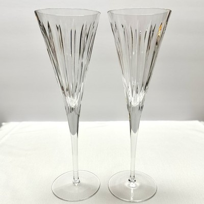 Crystal Clear Industries Celebrity Champagne Flutes, Set of 2, 9.75'', BEAUTIFUL!