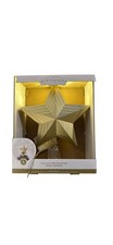 Wondershop LED Projection Tree Topper Star Christmas Gold Joy Electric Light NEW