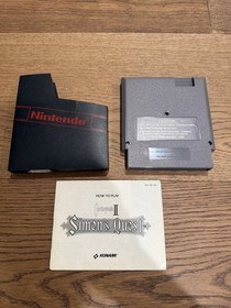Castlevania 2 Simons Quest Nintendo NES, carrello e manuale autentico 1987