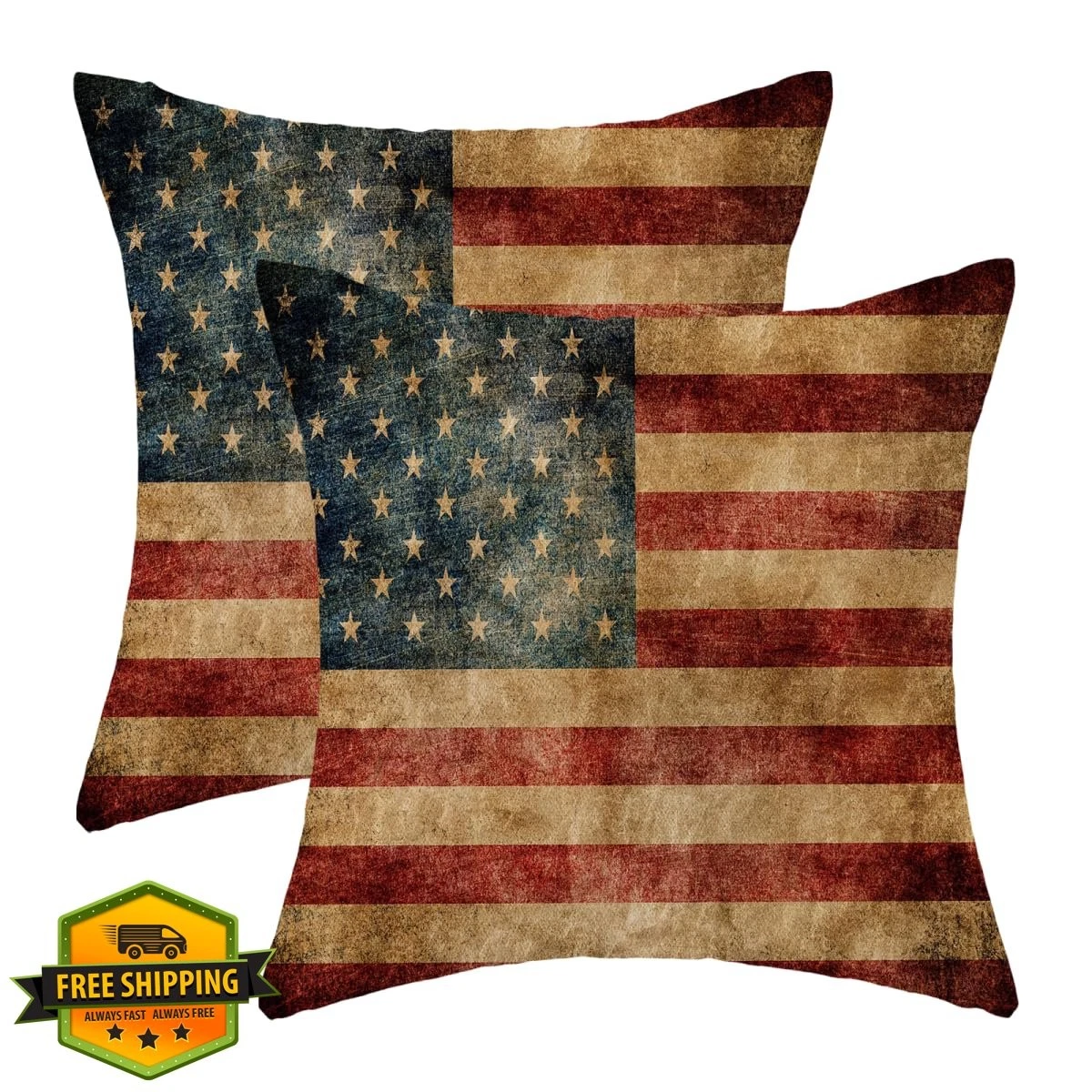 Sorktse 16" 4th July Pillow Covers Set of 2