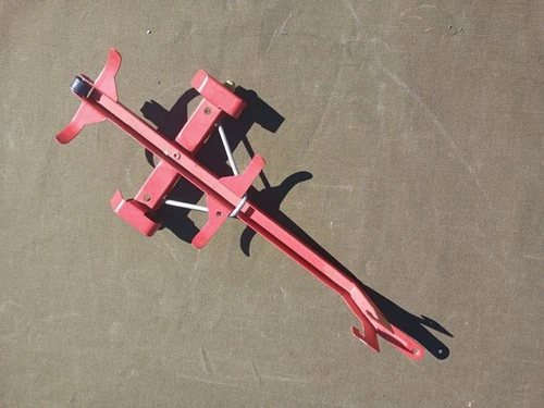 Vintage 1950’s Tonka Toys Pressed Steel Red Single Axle Boat Trailer