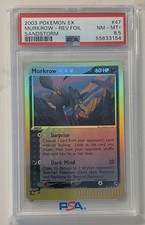 2003 Pokemon TCG Murkrow 47/100 EX Sandstorm Reverse Holo PSA 8.5 Pop 1 on eBay