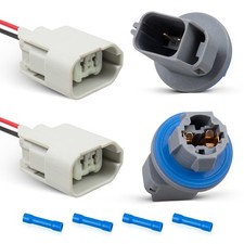 RED WOLF Rear License Plate Light Socket w/2 Way Female Wiring For Ford...