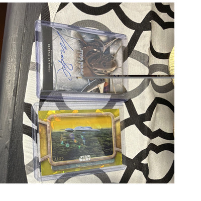 Topps Star Wars Masterwork Trading Cards Autograph General Grievous Matthew Wood