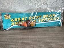 NOS 2001 A W Root Beer Great Bear Antenna Topper   Straw Kids Meal Toy Premium