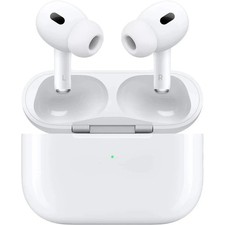Apple AirPods Pro 2 Active Noise Cancelling Earbuds w/ Hearing Aid Feature White