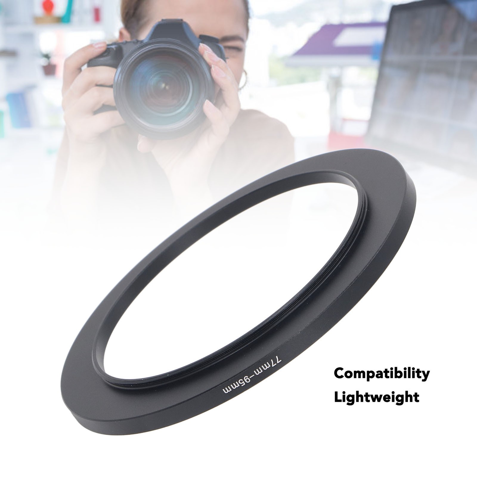 Professional 77mm To 95mm Lens Filter Adapter For Camera Accessories Trending