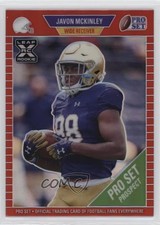 2021 Leaf Pro Set Metal Red Rainbow 82/100 Javon McKinley #38 4f5