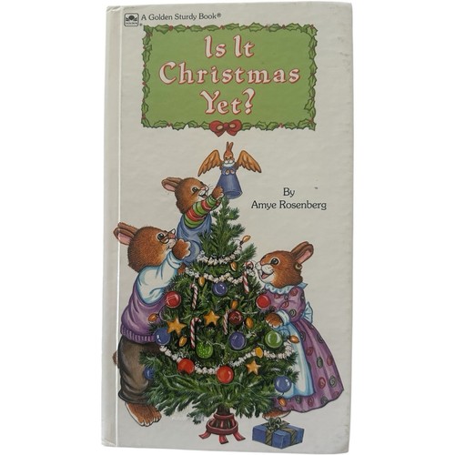 Is It Christmas Yet? by Amye Rosenberg Hardcover Vintage - Picture 3 of 3