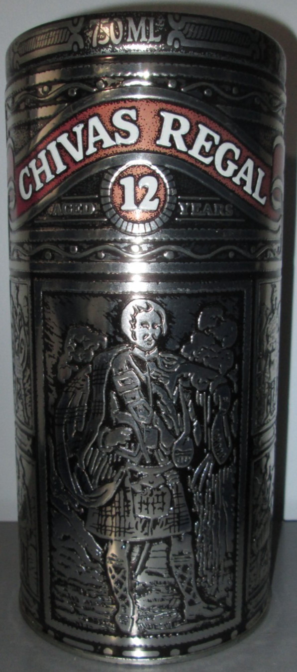 Chivas Regal 12 750ML Tin Vintage