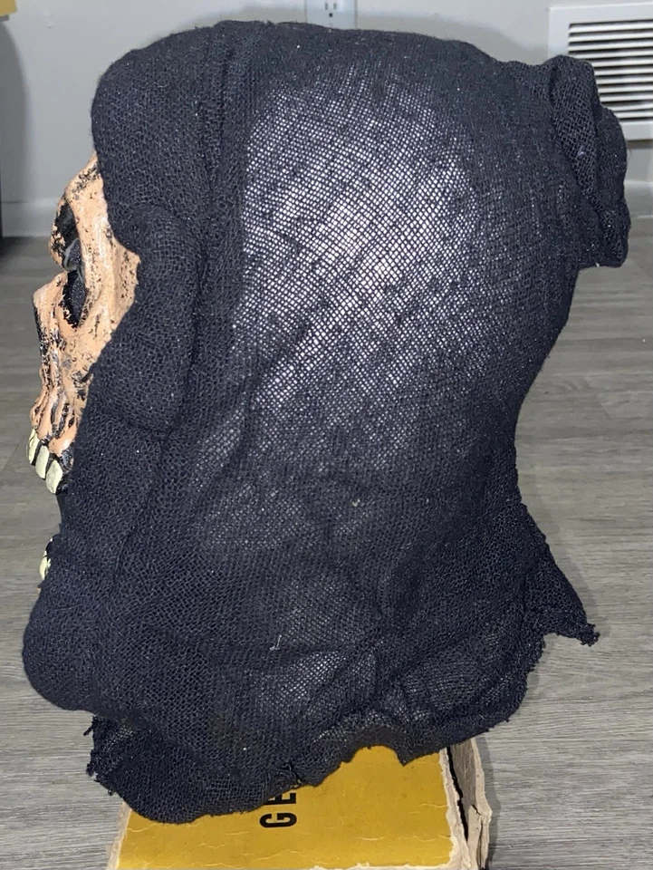 Vintage Easter Unlimited Grim Reaper Mask Skeleton Skull Death Spooky Halloween - Image 4 of 4