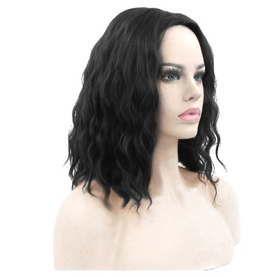 Stylish Black Curly Wig for Women Cosplay and Daily Wear Accessories