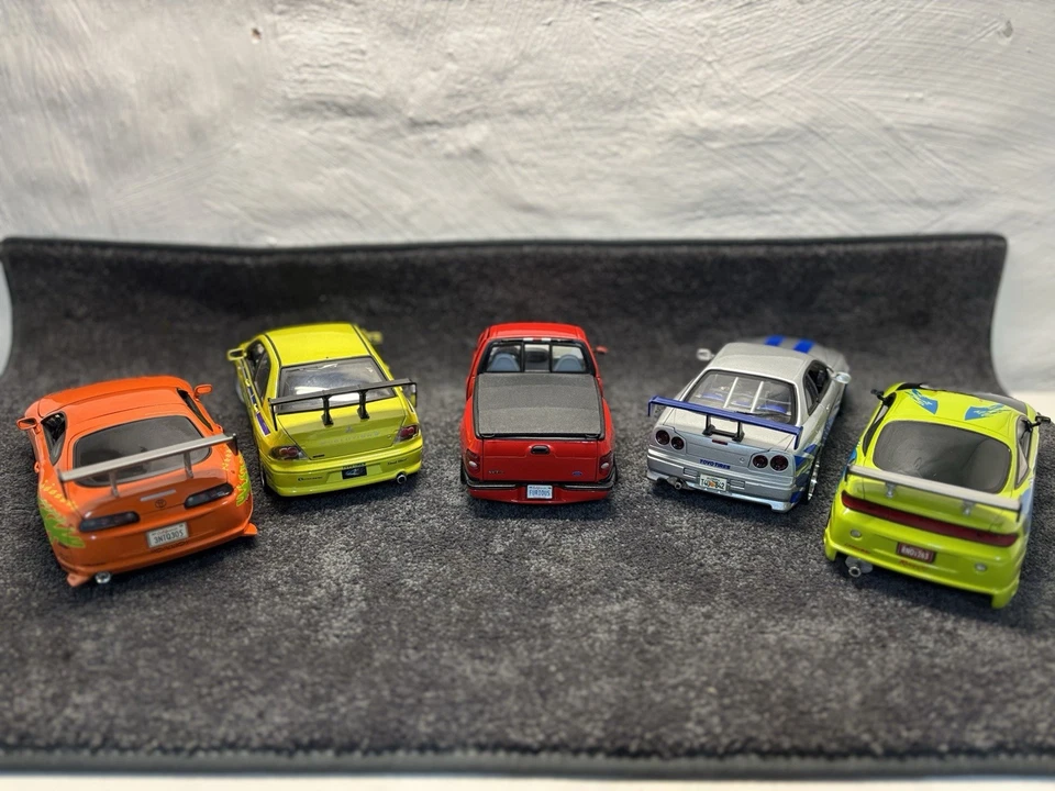 Fast Furious PaulWalker Toyota Supra Mitsubishi Evo Eclipse Nissan Skyline 1:18 - Immagine 3 di 4