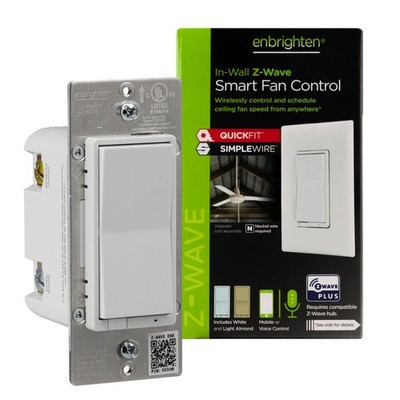 Enbrighten Z-Wave Plus Smart Fan Control Alexa Google 3-Way Repeater