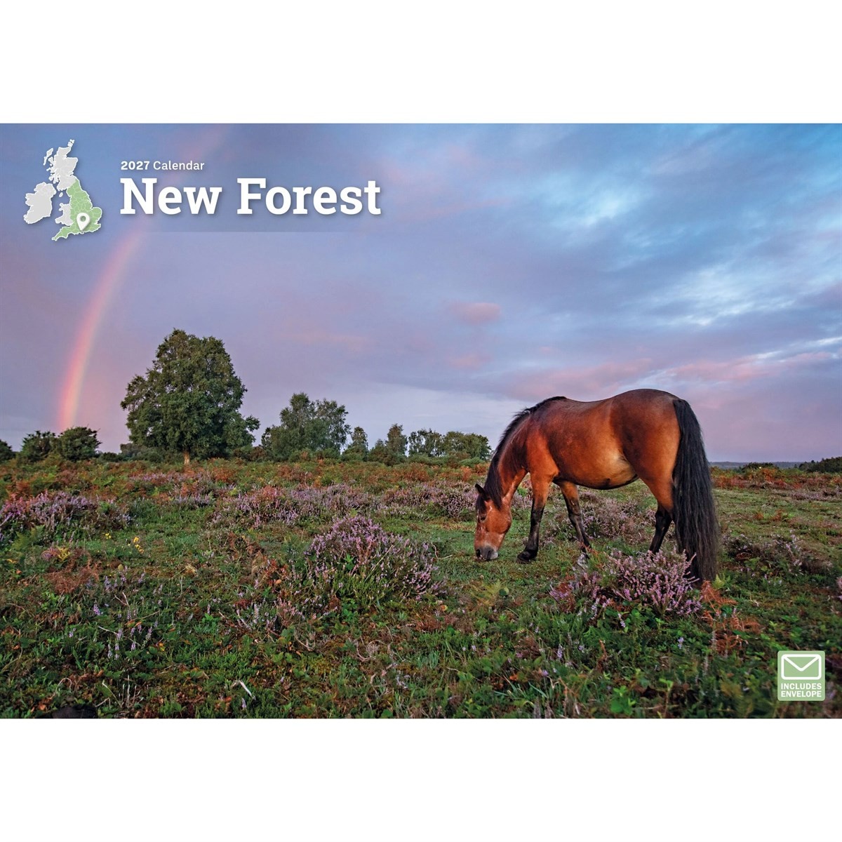 New Forest A4 Calendar 2027 Wall Calendars Month To View Travel (PB 2026) - Image 4