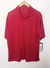 NWT Champions Tour Golf Polo Shirt Men’s Size Large Red PGA