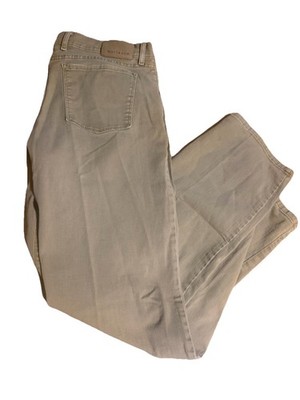 Mott & Bow Men s 32x33 Khaki Beige Slim Straight Twill Pants Casual 