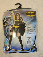 Rubies Costume Batgirl Dress Cape Mask Gauntlets Belt Women New Size Large
