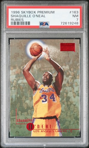 Shaquille O'neal [Rubies] #163 1996 Skybox Premium card