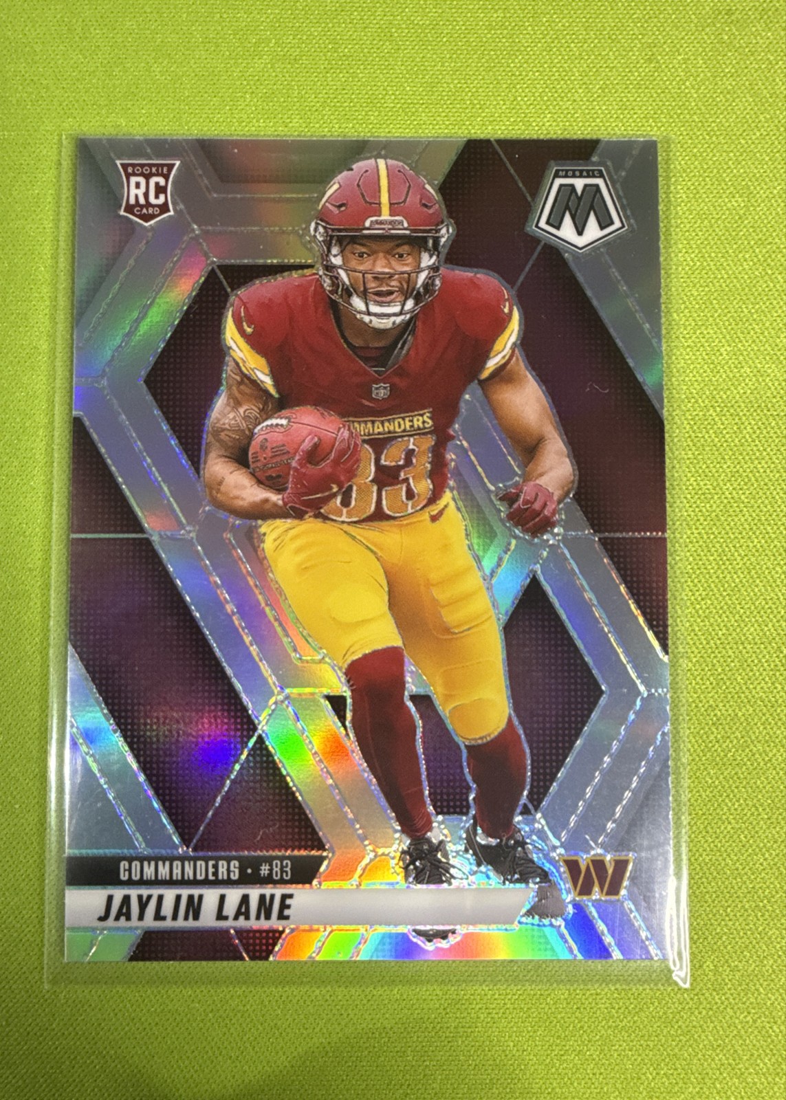 2025 Panini Mosaic - Rookies Jaylin Lane #306 Silver Prizm (RC)