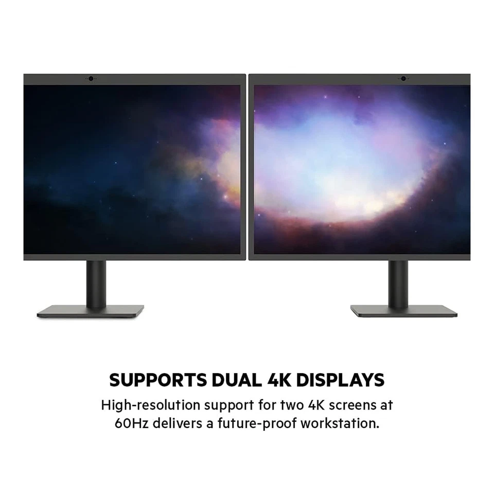 Belkin Thunderbolt 3 Dock Pro 85W Dual 4K Display Docking Station for Mac & Wind - Image 4 of 4