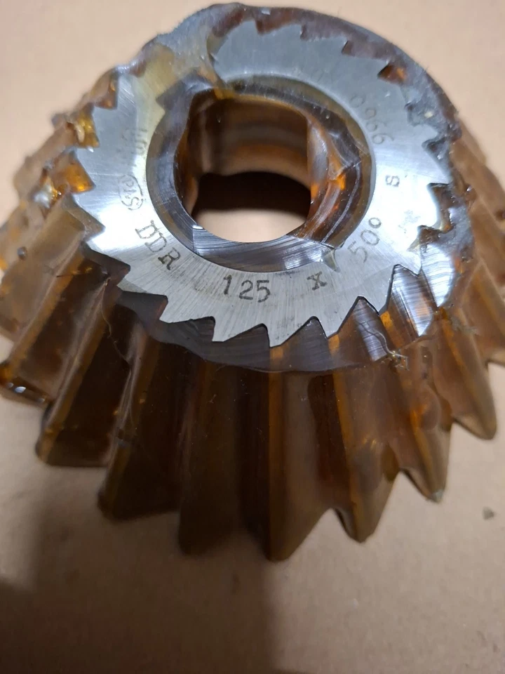 Prismenfräser 50° D 125 x 32 x 45mm HSS Winkelfräser Schwalbenschwanz WMW Fräse - Bild 3 von 4