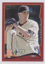 2014 Topps Target Red Heath Hembree #249 1f0