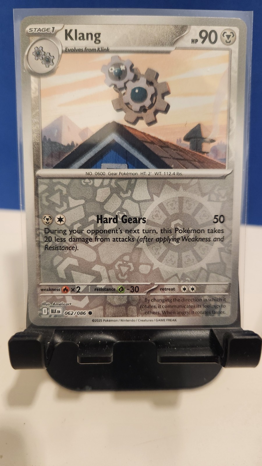 Pokemon KLANG 062/086 - Black Bolt - Rev Holo - NM-M
