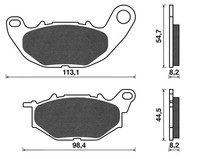 1 Paar BremsbeläGe Vorne FüR Yamaha X-Max 125 RA IE EU5 2023-2023