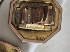 Antique Cufflinks - Octagon w Etched Design - Marked 1883 Pat Sep — photo 9