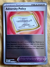Pokémon Cards: Adversity Policy 74/86 | Uncommon Reverse Holo | ME: Chaos Rising