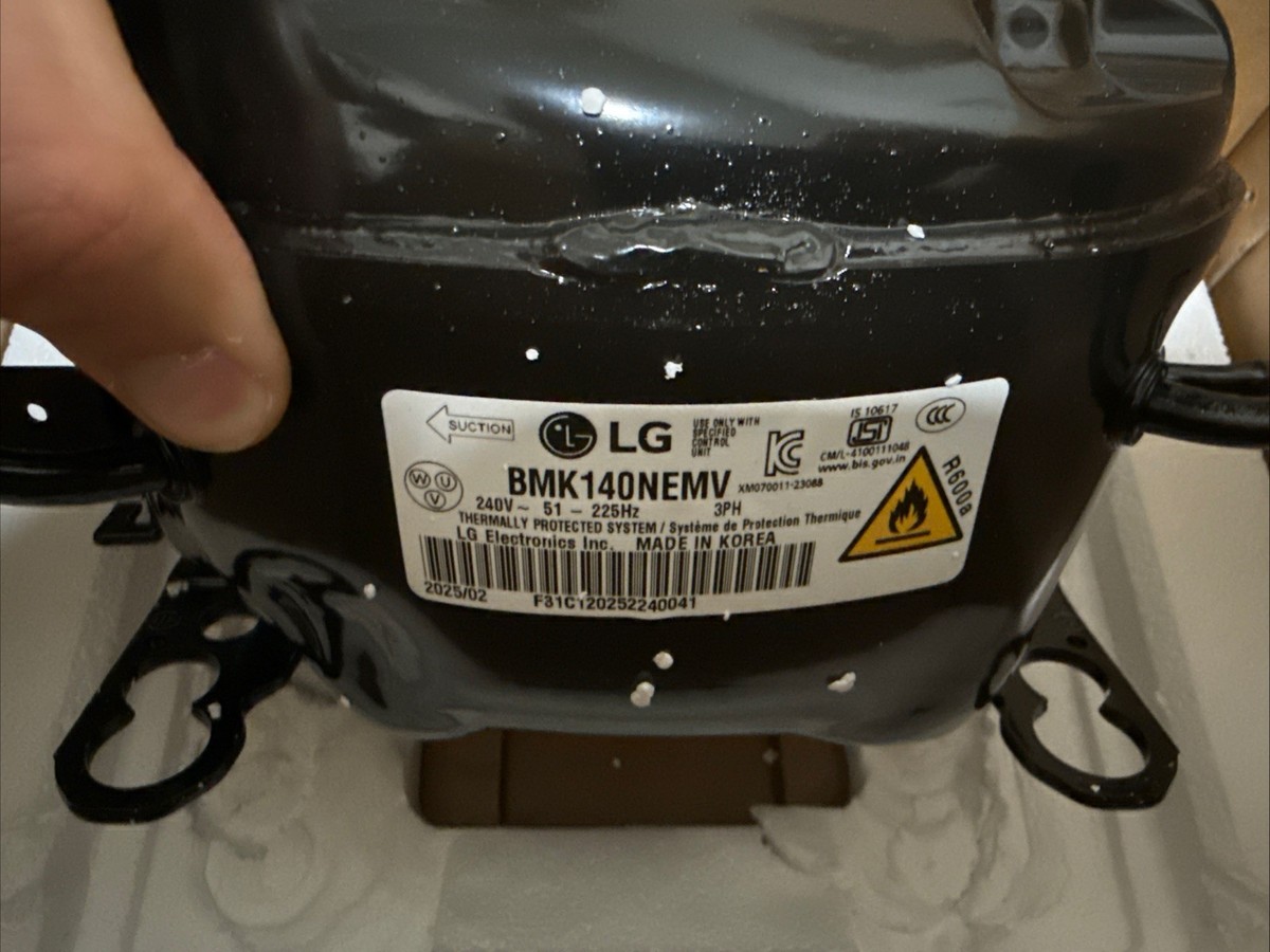 LG COMPRESSOR TCA37611343 / TCА38317803 / BMK140NEMV Same/Next Day