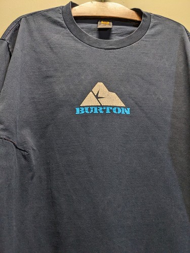 Vintage 90s Burton Snowboards Long Sleeve T-shirt Large  Snowboard  - Picture 6 of 15