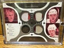 2005 SP Game Used Edition AP-HND Authentic Fabrics Triple Hull/Nagy/Doan #3/10