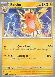 Raichu 056/217 Ascended Heroes Uncommon