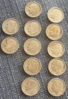 Lot 12 90% Silver Roosevelt Dimes 1946-1964 US Coins Collection