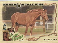 2019 Topps Allen & Ginter #MS-15 Holsteiner Horse Mares & Stallions