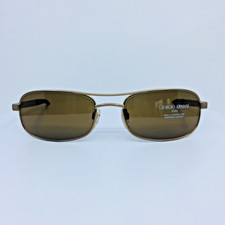New Vintage Giorgio Armani Sunglasses GA 678 C. 884 Satin Gold 58mm Made Italy