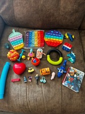 Lot of Kids Toys Sensory Fidget Pop It Figures Vehicles Mixed Bundle Toddler