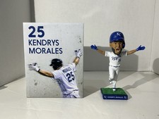 Kendrys Morales Bobblehead Kansas City Royals With Box SGA MLB Baseball