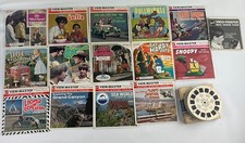 VINTAGE Lot of 14 View Master Movies / Cartoon TV Reels Collection GAF 41 More 