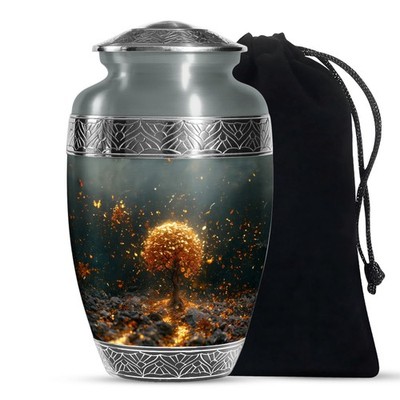 Tree of Life Urns for Ashes Adult Dad, Funeral Urn (10 Inch)