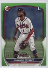 2023 Bowman Prospects Neon Green 58/399 Ambioris Tavarez #BP-33 11iy