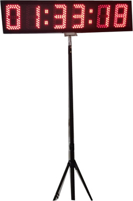 LED Countdown/Up Clock with Tripod - 5-Inch Red Display for Sports Timing