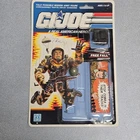 Vintage 1989 GI Joe FreeFall Cut Bubble Card & Accessories Free Fall