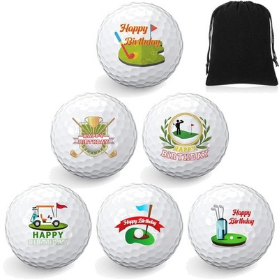 Golfball Geschenkset Lustige Golfer Geschenke Geburtstagsidee Rot Weiß