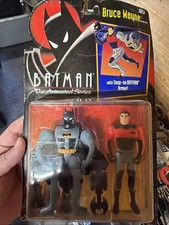 Batman The Animated Series Bruce Wayne with Snap-on Armor Action Figure New 1992