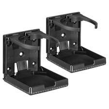 Adjustable Folding Drink Cup Holder 2pcs Marine Rv Car Truck Boat Wall Mount