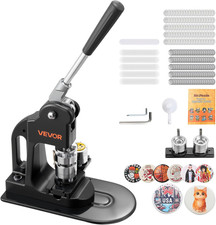 Macchina per Bottoni 25 Mm, Macchina per Spille Con 500 Pezzi Di Bottoni, Taglie