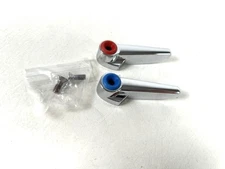 T&S Brass Style - for B-9K - Parts Kit - Lever Handles Chrome Pair